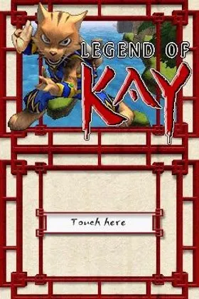 Legend of Kay (USA) (En,Fr,Es) screen shot title